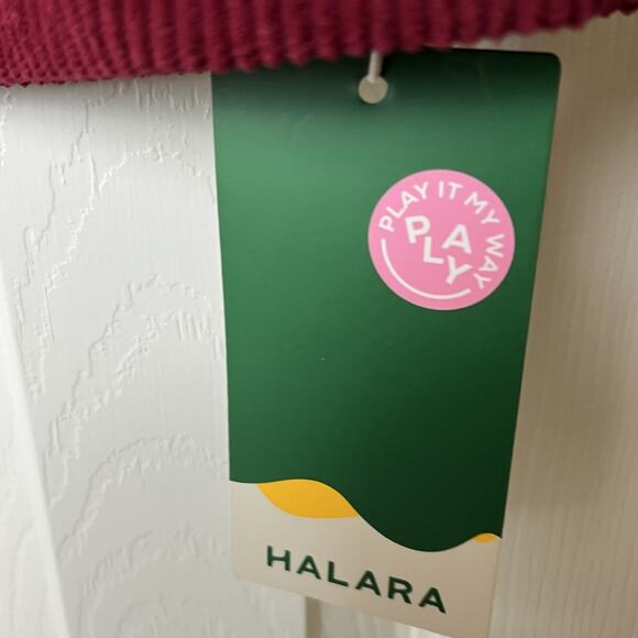 Halara Skirt Womens Small Red Corduroy Back Zip Athletic New - Picture 6 of 9